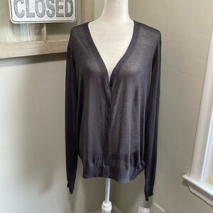 Lularoe Solid Knit Cheryl Cardigan Gray NWT